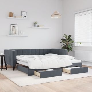 diivanvoodi väljatõmmatav ja sahtlitega madratsita, 100x200 cm