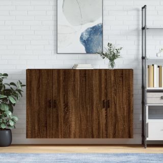 seinakapid 2 tk, pruun tamm, 69,5 x 34 x 90 cm