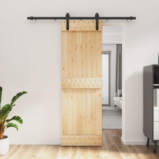 liuguks tarvikutega, 70 x 210 cm, männipuit