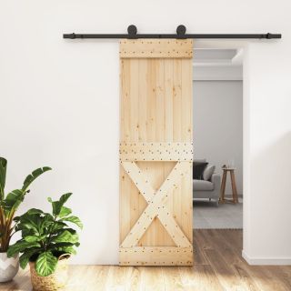 liuguks tarvikutega, 70 x 210 cm, männipuit