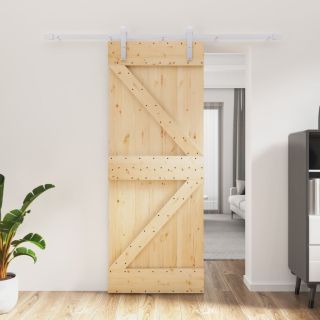 liuguks tarvikutega 80 x 210 cm, männipuit