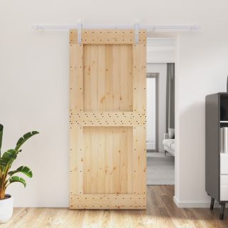 liuguks tarvikutega, 90 x 210 cm, männipuit