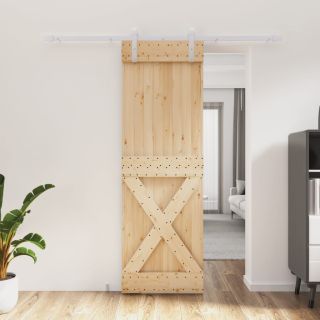 liuguks tarvikutega, 70 x 210 cm, männipuit