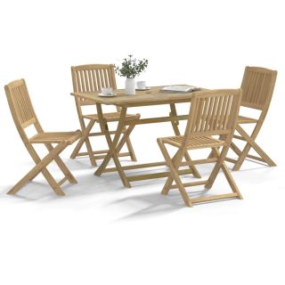 5-osaline aiamööbli komplekt, akaatsiapuit