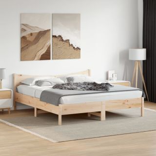 voodiraam ilma madratsita, 180 x 200 cm, männipuit