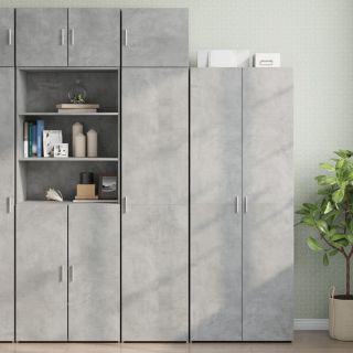 kitsas hoiukapp, betoonhall, 45 x 42,5 x 225 cm, tehispuit