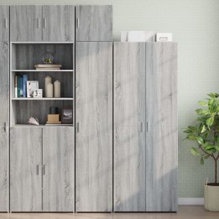kitsas hoiukapp, hall Sonoma tamm, 40 x 42,5 x 225 cm tehispuit