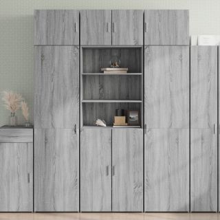 kõrge kapp, hall Sonoma, 70x42,5x185 cm tehispuit