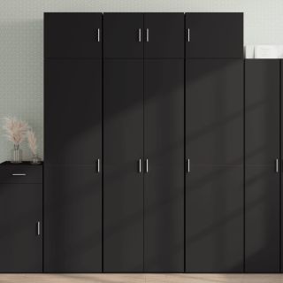 hoiukapp, must, 70 x 42,5 x 225 cm, tehispuit