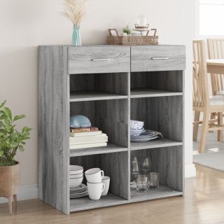 puhvetkapp, hall Sonoma tamm, 80x42,5x93 cm, tehispuit