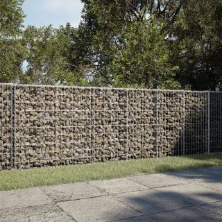 kaanega gabioonkorv, 350 x 100 x 100 cm, tsingitud raud