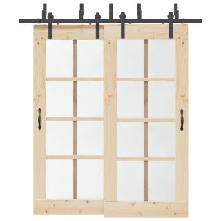 liugukse tarvikute komplekt 200 cm terasest, must