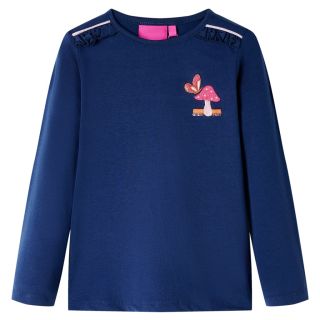 Pikkade varrukatega lastesärk, tumesinine, 104