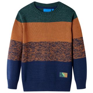 Laste kampsun, kootud, mitmevärviline, 92