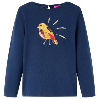 Pikkade varrukatega lastesärk, tumesinine, 140