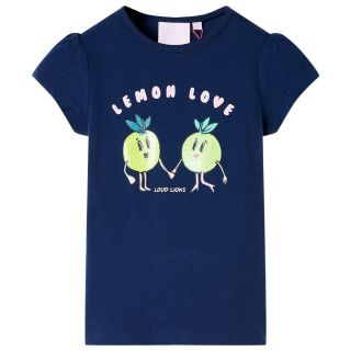 Laste T-särk, tumesinine, 92