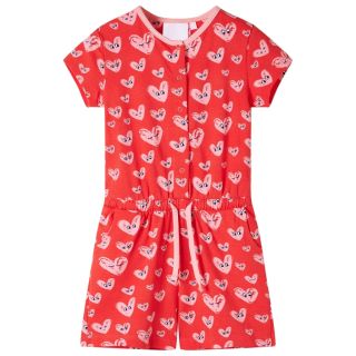 Laste romper, punane, 104