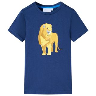 Laste T-särk, tumesinine, 104