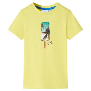 Laste T-särk, kollane, 104