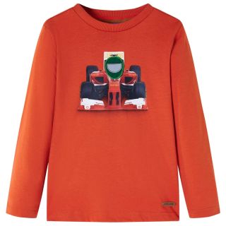 Pikkade varrukatega lastesärk, oranž, 104