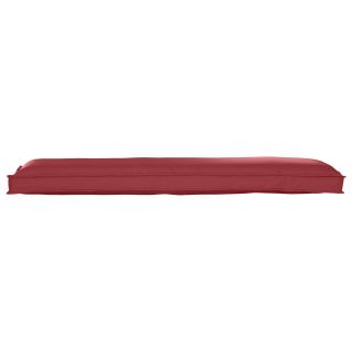 Väliskütt Burgundiapunane Polüester 150cm x 40cm x 7cm Pingikütt