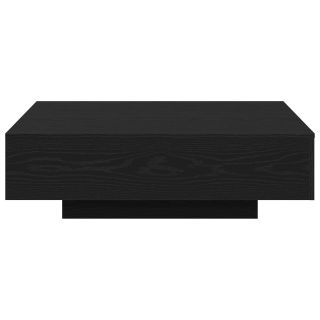 Kohvilaud Must Tamme 100x100x31 cm Töödeldud Puit