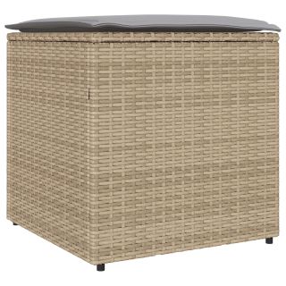 väli ladustamis kast Beež Sünteetiline rattan Keskmine Kandiline