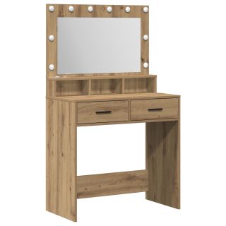 Tualettlaud LED Valgustusega Artisan Tamme 79x41x135 cm