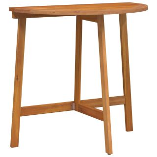 kokkupandav aiapaneel Poolringikujuline 78x46x75 cm Solidne akaatsiapuit