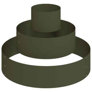 Metallist Pott Teras/oliiv roheline Teras Ø 90 cm Modulaarne