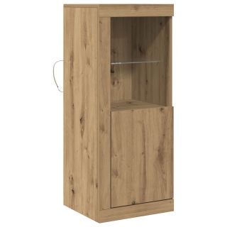 Seif LED-valgustitega Artisan Oak 41x37x100 cm