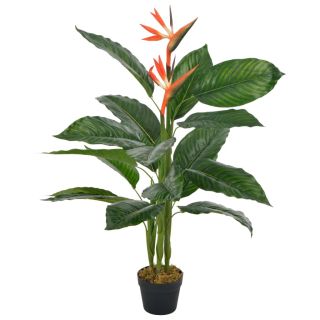 kunsttaim strelitsia potiga, punane, 100 cm