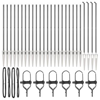 Aedapostid Spike'iga 26 tk Ø32 mm 170 cm Galvaniseeritud Teras