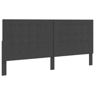 tupsudega voodipeats tumehallist kangast 200 x 200 cm
