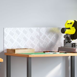 Alumiiniumist kontrollplaatide 2 tk libisemiskindlad 50x30 cm