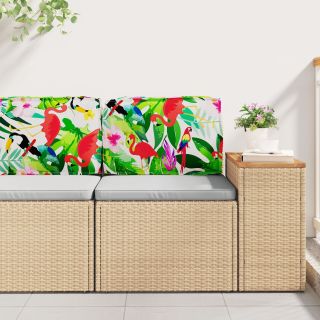 Kohvitool seljatoele Troopiline džungel 50x40x12 cm Oxfordi kangas