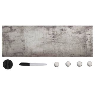 seinakinnitusega must magnettahvel, klaas 60 x 20 cm