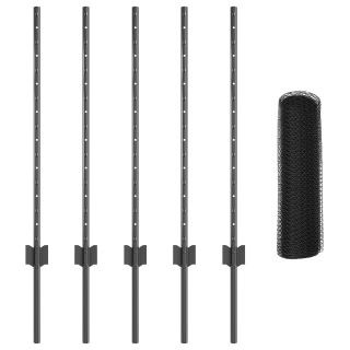 Aiapostid 5 tk U-kanal Hall 80 cm Teras