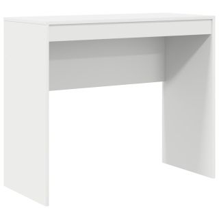 Kirjutuslaud Valge Tehispuit Keskmine Minimalistlik