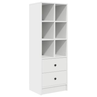 Valge Riiul Valge MDF Standard Ristkülikuline Kaasaegne