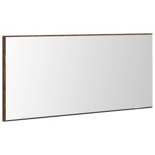 Vannitoa Peegelkapp koos LED Valgusega Pruun Tamme 80x37 cm