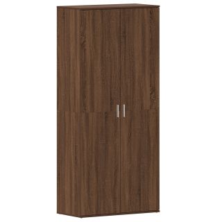 Jalanõude Kapp Pruun Tamm 80x39x180 cm Töödeldud Puit