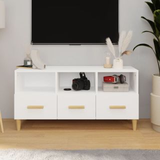 telerikapp, valge, 102 x 36 x 50 cm, tehispuit