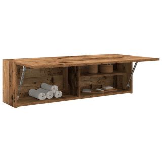 vannitoa seinakapp, vana puit, 100 x 25 x 30 cm, tehispuit