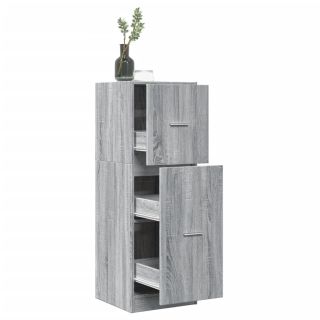 apteegikapp, hall Sonoma tamm, 40x41x118 cm, tehispuit