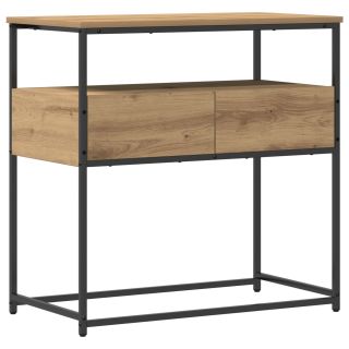Konsoolaud Artisaanikask 75x40x75 cm Tehispuust ja Terasest