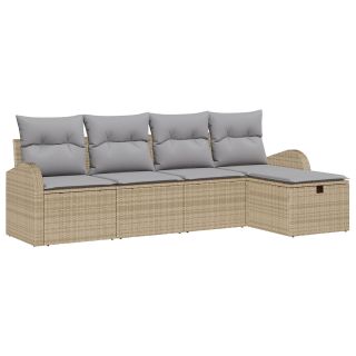 5-osaline aiaohva komplekt padjadega beež polü rattan,2-kohaline aiaohva panipaiga ja padjadega beež polü rattan