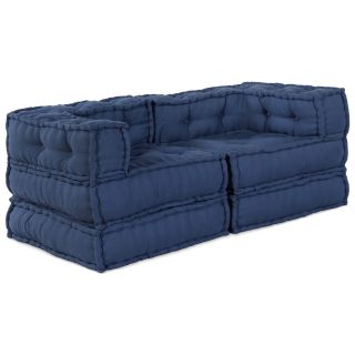 Moodulpuffid 2 tk Indigo kangast