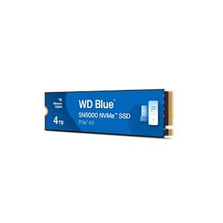 SSD|WESTERN DIGITAL|Blue SN5000|4TB|M.2|PCIe Gen4|NVMe|Write speed 5000 MBytes/sec|Read speed 5500 MBytes/sec|2.38mm|TBW 1200 TB|WDS400T4B0E
