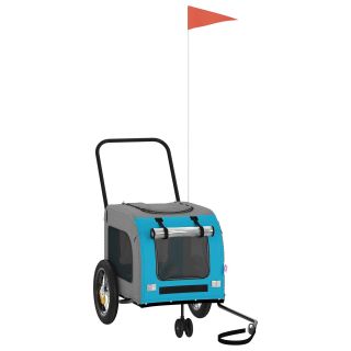 Sinine lemmiklooma jalutuskäru Sinine Polüester, Metall